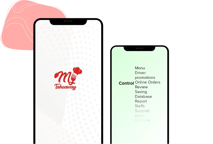Branded takeaway online ordering website and mobile app built with OrderApps