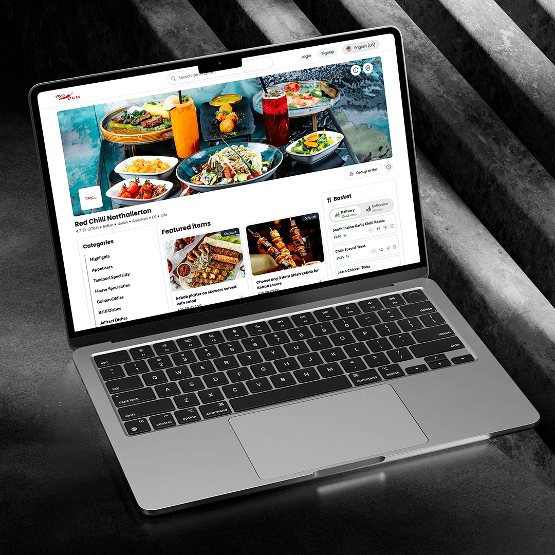 OrderApps branded ordering experience